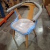 1 X BRAND NEW IN BOX SK2 IN BETWEEN CHAIR IN OILED OAK / GREY IN SIZE H 77 X W 58 X D 54 CM - RRP &pound;485