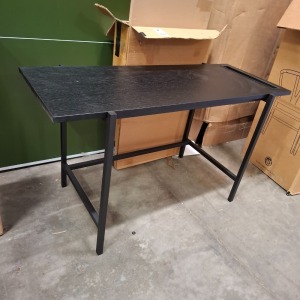 1 X BRAND NEW NICHBA DESK IN BLACK IN SIZE L 130 X W 55 X H 74 - RRP £801
