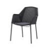 1 X BRAND NEW CANE - LINE BREEZE CHAIR IN BLACK IN SIZE W 60 X D 62 X H 83 - RRP &pound;445