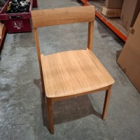 1 X BRAND NEW WITH BOC BLUEPRINT CHAIR BY FORM & REFINE IN OILED OAK IN SIZE H 75.5 X W 45.5 X D 48.5 - RRP &pound;366