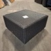 1 X BRAND NEW IN BOX CANE-LINE CHESTER FOOTSTOOL / COFFEE TABLE IN GRAPHITE W 60 X D 60 X H 30 CM - RRP &pound;525 - NOTE NO CUSHION