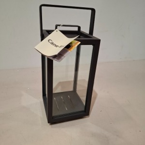4 X BRAND NEW CANE - LINE LIGHTHOUSE OUTDOOR LANTERNS IN LAVA GREY - IN SIZE EXTRA SMALL - RRP EACH £95 IN 2 BOXES