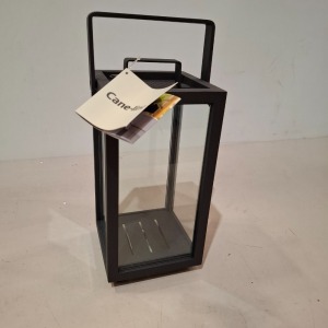 4 X BRAND NEW CANE - LINE LIGHTHOUSE OUTDOOR LANTERNS IN LAVA GREY - IN SIZE EXTRA SMALL - RRP EACH £95 IN 2 BOXES
