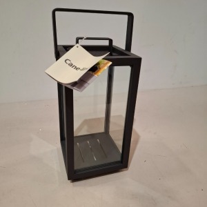 4 X BRAND NEW CANE - LINE LIGHTHOUSE OUTDOOR LANTERNS IN LAVA GREY - IN SIZE EXTRA SMALL - RRP EACH £95 IN 2 BOXES