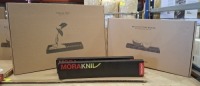 4 X BRAND NEW MIXED LOT CONTAINING DANIA CUTTING BOARD IN TEAK WOOD IN SIZE 50 X 27 FLONIA TRAY IN OAK IN 52 X 36 , MORAKNIV CARVING FORK IN SIZE 15 CM , MORAKNIV BREAD KNIFE IN SIZE 24 CM IN 4 BOXES