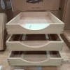 3 X BRAND NEW DANIA LETTER TRAY IN OAK IN SIZE L 28 X W 40 X H 21 - RRP EACH &pound; 189