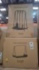 2 X BRAND NEW MIXED FERM LIVING LOT CONTAINING 1 PORT FIREPLACE TOOLS IN BRASS - RRP &pound;169 1 PORT WOOD BASKET IN BRASS - RRP &pound;125 -TOTAL RRP &pound;294 -