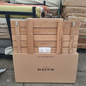 2 X BRAND NEW IN BOX SELANDIA EXTENSION PLATE IN TEAK IN SIZE 50 X 100 X 5.5 CM - RRP EACH £528