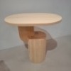 1 X BRAND NEW WITH BOX FERM LIVING INSERT SIDE TABLE IN SOLID ASH WOOD IN SIZE W 49 X H 50 X D 34 CM - RRP &pound;630