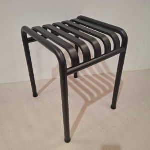 1 X BRAND NEW WITH BOX HAY PALISSADE STOOL IN BLACK IN SIZE W 40 X D 44 X H 50 - RRP £223