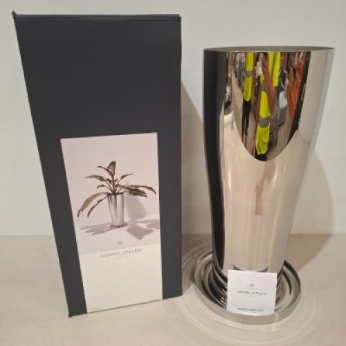 1 X BRAND NEW IN BOX GEORG JENSEN TERRA REVERSIBLE PLANTER IN SIZE DIAM 213 X H 51 CM - RRP &pound;114