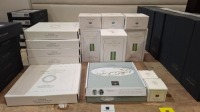 17 X BRAND NEW MIXED LYNGBY PORCELAEN LOT CONTAINING 6 SOUP PLATES DIAM 23CM 4 LYNGBY VASEN COPENHAGEN IN SIZE 20 CM MOUTH BLOWN GLASS 3 LYNGBY PORCELAEN RHOMBE BOWLS 2 HAMMERSHOI EASTER PLATES 2 LYNGBY MOUTH BLOWN GLASS TEALIGHT HOLDERS - TOTAL RRP