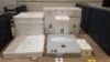 17 X BRAND NEW MIXED LYNGBY PORCELAEN LOT CONTAINING 6 SOUP PLATES DIAM 23CM 4 LYNGBY VASEN COPENHAGEN IN SIZE 20 CM MOUTH BLOWN GLASS 3 LYNGBY PORCELAEN RHOMBE BOWLS 2 HAMMERSHOI EASTER PLATES 2 LYNGBY MOUTH BLOWN GLASS TEALIGHT HOLDERS - TOTAL RRP