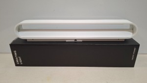 1 X BRAND NEW IN BOX CREATING LIGHT AURA W3 WALL LIGHT IN WHITE / ALUMINIUM - RRP £432