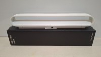 1 X BRAND NEW IN BOX CREATING LIGHT AURA W3 WALL LIGHT IN WHITE / ALUMINIUM - RRP &pound;432