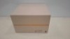 1 X BRAND NEW IN BOX FRITZ HANSEN IKEBANA VASE LARGE IN GLASS / BRASS PLATED IN SIZE DIAM 24CM X H 15,5 - RRP &pound;219 - 3