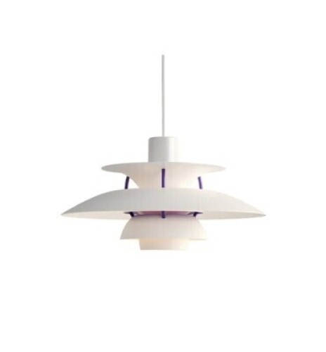 1 X BRAND NEW IN BOX LOUIS POULSEN PH5 MINI PENDANT LIGHT IN CLASSIC WHITE - RRP &pound;418