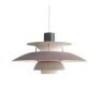 1 X BRAND NEW IN BOX LOUIS POULSEN PH5 MINI PENDANT LIGHT IN HUES OF GREY - RRP &pound;418