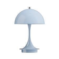 2 X BRAND NEW IN BOX LOUIS POULSEN 160 TABLE LAMP PORTABLE V3 IN OPAL PALE BLUE - RRP EACH £135 - IN TWO BOXES