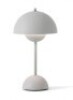 3 X BRAND NEW BOXED FLOWERPOT VP9 VERNER PANTON 1968 TABLE LAMP IN 3 DIFFERENT COLOURS - MATT LIGHT GREY - GREY BEIGE - VERMILION RED - RRP EACH &pound;165 - TOTAL RRP &pound;495 IN 3 BOXES
