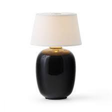 3 X BRAND NEW AUDO COPENHAGEN TORSO TABLE LAMP PORTABLE IN THREE COLOURS - BLACK - SAND - RUBY - RRP EACH £190 - TOTAL RRP £570 IN 3 BOXES