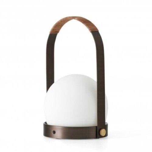 4 X MIXED BRAND NEW LOT CONTAINING 3 CARRIE TABLE LAMP - PORTABLE BY NORM ARCHITECTS FOR MENU - TWO IN OLIVE AND ONE IN BRONZED BRASS - RRP EACH &pound;142 - AND 1 JWDA TABLE LAMP IN BLACK RRP &pound;210 - TOTAL RRP FOR LOT &pound;638 IN 4 BOXES