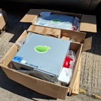 2 X NORAIN AIR PURIFICATION UNITS FTJYFC-100 FTJYFC-50 BOTH 220V, 1450 RPM, YOM 2020 PLUS A SELECTION OF FILTERS IN 2 BOXES