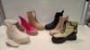 27 X BRAND NEW MIXED SHOE LOT CONTAINING BOOTS IN FUCHSIA IN SIZE 3 , BOOTS IN KHAKI IN WITH SPARKLES IN SIZE 3 , ORIGINE BOOTS IN OLIVE ETC ON A FULL BAY