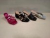 20 X BRAND NEW MIXED WOMENS SHOES CONTAINING MARQUIIZ BLOCK HEEL IN BEIGE IN SIZE 7 , ERYNN BLOCK HEEL IN BLACK IN SIZE 4 , POTI PATI BLOCK HEEL IN SKY BLUE IN SIZE 3 ETC ON HALF A SHELF