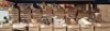 40 X BRAND NEW MIXED SHOES LOT CONTAINING POINTED HIGH HEELS IN GOLD IN SIZE UK 6 , BLOCK HEEL SHOES IN NUDE IN SIZE UK 7 , HIGH HEELS IN NAVY IN SIZE UK 5 ETC ON A FULL SHELF