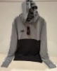 17 X BRAND NEW NEW BALANCE CLOTHING LOT CONTAINING TOP IN GREY/BLACK IN SIZES M,L,XL IN ONE TRAY (NOTE - TRAYS NOT INCLUDED)