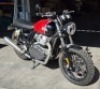 ROYAL ENFIELD INTERCEPTOR INT RED/BLACK PETROL MOTORCYCLE 650CC FIRST REGISTERED 21/05/2020 REG: PK20WHX MILEAGE: 657 MILES (LOW MILEAGE - MIN USE - SEE ESPECIALLY TYRE IMAGES) 2 KEYS NO V5 NO MOT - 2