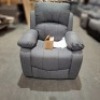 1 X BRAND NEW HOME LIFE ELECTRIC RECLINER ARMCHAIR IN GREY FABRIC