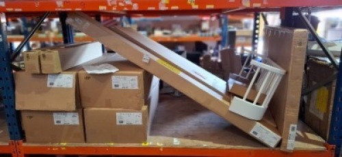 1 X BRAND NEW OLIVER FURNITURE BUNK BED IN WHITE IN 9 BOXES - RRP &pound;1859