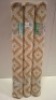 12 X BRAND NEW RE-LAY REGENERATED COTTON - BLEND RUGS IN MUSTARD IN SIZE 100 X 150 CM