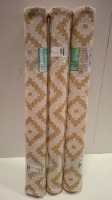 12 X BRAND NEW RE-LAY REGENERATED COTTON - BLEND RUGS IN MUSTARD IN SIZE 100 X 150 CM