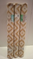 12 X BRAND NEW RE-LAY REGENERATED COTTON - BLEND RUGS IN MUSTARD IN SIZE 100 X 150 CM