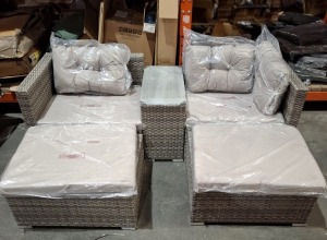 1 X BRAND NEW IN BOX BAHAMAS SOFA LOUNGE IN GREY