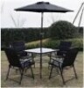 1 X BRAND NEW STUDIO SHANGHAI 8 PIECE DINING SET IN BLACK