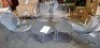 1 X STUDIO BARCELONA 5 PIECE ROPE LOUNGE SET IN GREY IN ONE LARGE BOX (NOTE BOX DAMAGE - CUSTOMER RETURNS )