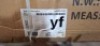 1 X STUDIO 4PC SLING LOUNGE SET IN BLACK TO INCLUDE LOVESEAT , TWO CHAIRS , AND SMALL COFFEE TABLE IN ONE BOX (NOTE BOX DAMAGE - CUSTOMER RETURNS ) - 2