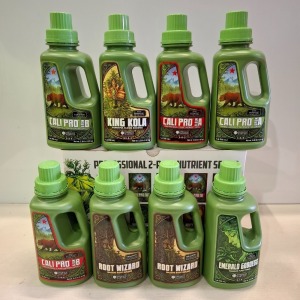40 X BRAND NEW EMERALD HARVEST KICK-STARTER KIT PROFESSIONAL 2-PART NUTRIENT SERIES IN 950ML IN 5 BOXES