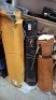 3 X EVERLAST HEAVY - DUTY PUNCHING BAGS 2 IN BLACK 45KG ONE IN BROWN 45KG COMES WITH HANGING CHAINS