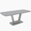 1 X LAZZARO DINING TABLE EXTENDALBE 160/200CM IN LIGHT GREY (NOTE CUSTOMER RETURNS COMES IN TWO PIECE)