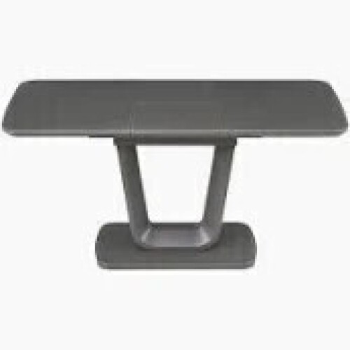 1 X LAZZARO DINING TABLE EXT 1200 / 1600 IN GRAPHITE GREY (NOTE CUSTOMER RETURNS IN UNKNOWN CONDITION IN 3 BOXES )
