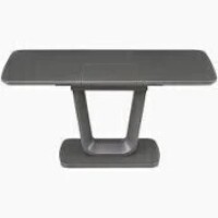 1 X LAZZARO DINING TABLE EXT 1200 / 1600 IN GRAPHITE GREY (NOTE CUSTOMER RETURNS IN UNKNOWN CONDITION IN 3 BOXES )