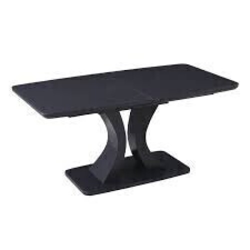 1 X DAVIA DINING TABLE IN CHARCOAL - MEASUREMENTS 1200 - 1600 X 900 X 750MM IN 3 BOXES (NOTE CUSTOMER RETURNS IN UNKNOWN CONDITION)