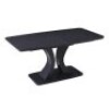 1 X DAVIA DINING TABLE IN CHARCOAL - MEASUREMENTS 1200 - 1600 X 900 X 750MM IN 3 BOXES (NOTE CUSTOMER RETURNS IN UNKNOWN CONDITION)
