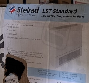 1 X STELRAD LST STANDARD K2 DOUBLE CONVECTOR RADIATOR RADIATOR TYPE PANEL PANEL TYPE TYPE 22 - DOUBLE CONVECTOR RADIATOR DESIGN LST RRP £365 (BOX DAMAGED)