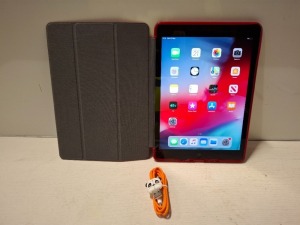 1 X APPLE IPAD AIR 16GB STORAGE WITH CASE AND CHARGING CABLE